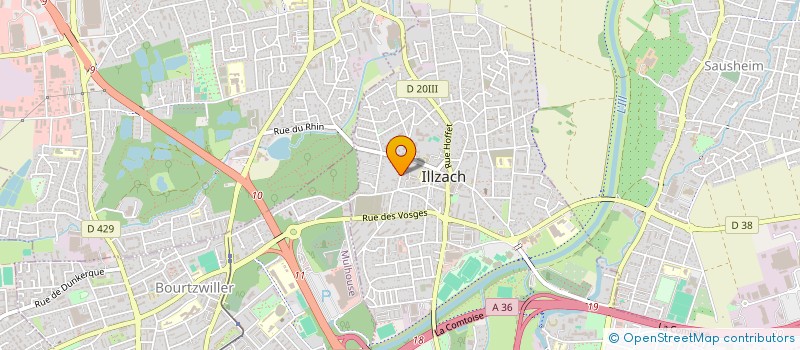 localisation de l'entreprise MADAME VALERIE MANIGOLD  ILLZACH