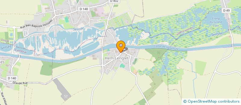 localisation de l'entreprise MADAME VALERIE MANSARD  HEM-LENGLET