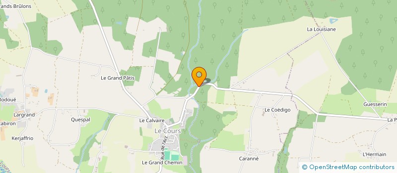 localisation de l'entreprise MADAME VALERIE MAQUAIRE  LE COURS