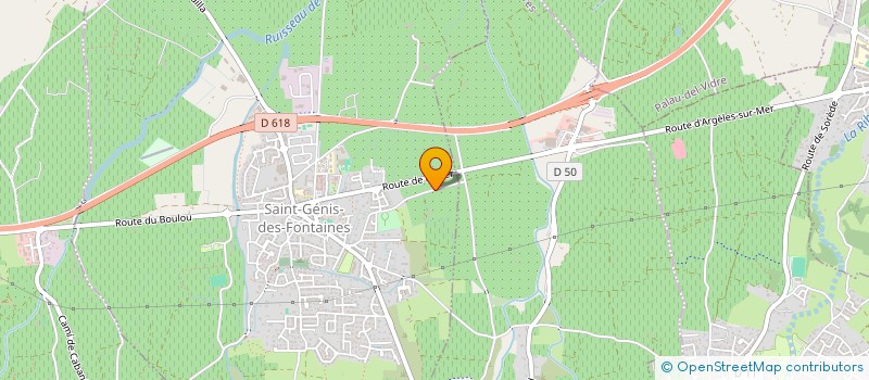 localisation de l'entreprise MADAME VALERIE MAQUIGNON  VILLELONGUE-DELS-MONTS