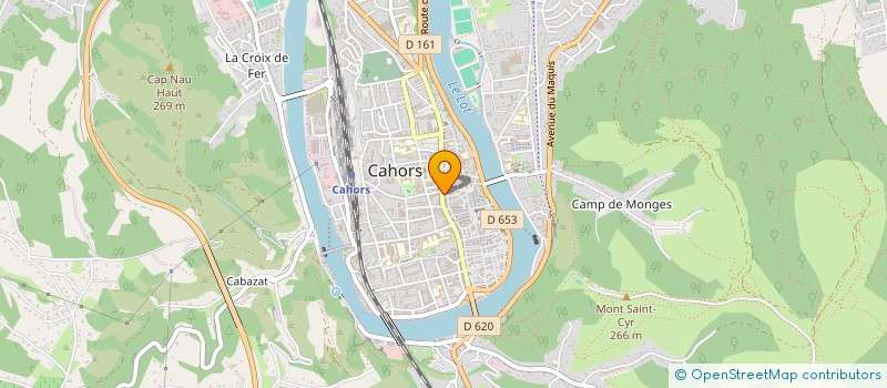localisation de l'entreprise MADAME VALERIE MARAVELLE à CAHORS