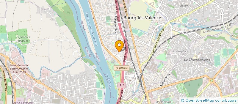 localisation de l'entreprise MADAME VALERIE MARC à BOURG-LES-VALENCE