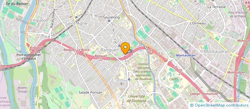 localisation de l'entreprise MADAME VALERIE MARC  TOULOUSE
