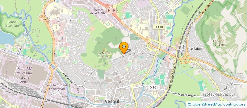 localisation de l'entreprise MADAME VALERIE MARCELLI  VESOUL