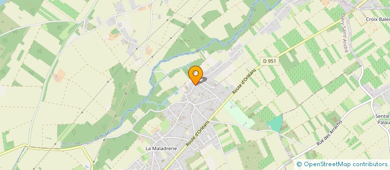 localisation de l'entreprise MADAME VALERIE MARCHAL  CLERY-SAINT-ANDRE