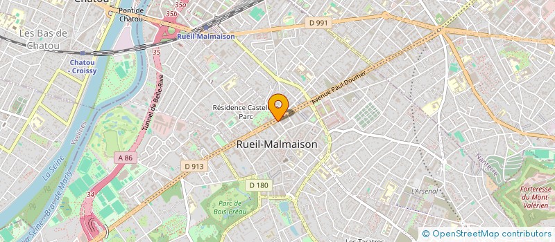 localisation de l'entreprise MADAME VALERIE MARCHAL à RUEIL-MALMAISON
