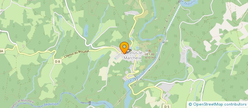 localisation de l'entreprise MADAME VALERIE MARCHAND à CHATELUS-LE-MARCHEIX