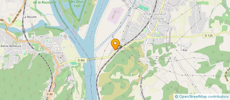 localisation de l'entreprise MADAME VALERIE MARIE LOUISE JOUMIER  CHATEAUNEUF-DU-RHONE