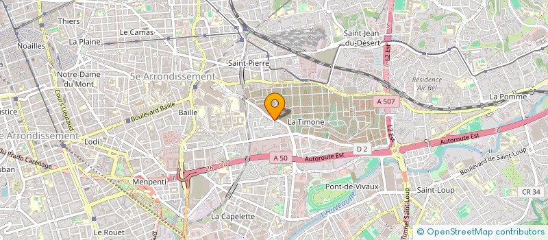 localisation de l'entreprise MADAME VALERIE MARIN à MARSEILLE