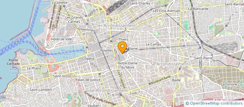 localisation de l'entreprise MADAME VALERIE MARIN à MARSEILLE