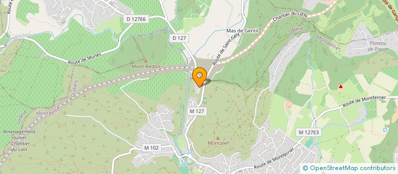 localisation de l'entreprise MADAME VALERIE MAROUZE  GRABELS