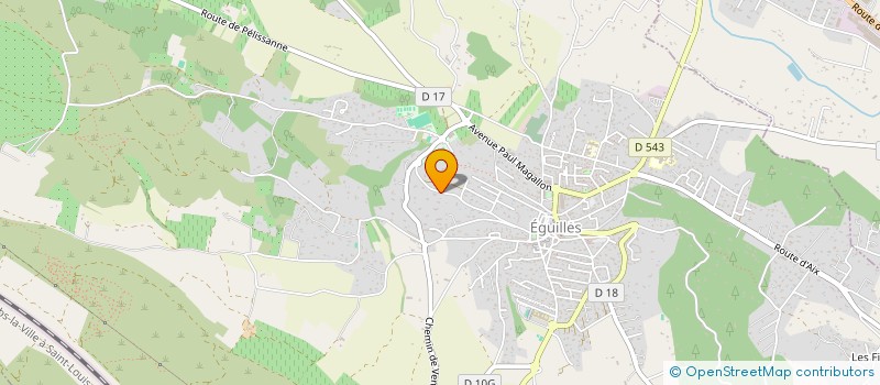 localisation de l'entreprise MADAME VALERIE MARRON à EGUILLES