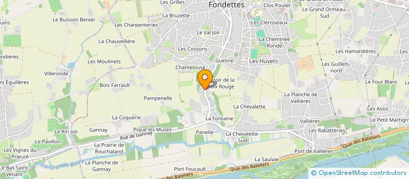 localisation de l'entreprise MADAME VALERIE MARSAULT à FONDETTES
