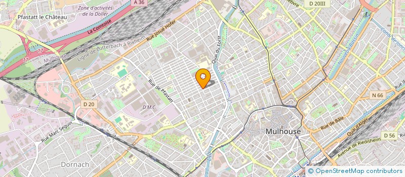 localisation de l'entreprise MADAME VALERIE MARSCHALL  MULHOUSE