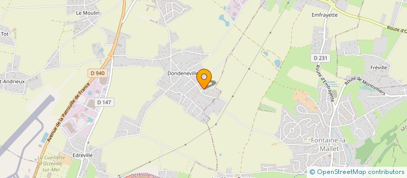 localisation de l'entreprise MADAME VALERIE MARTI  OCTEVILLE-SUR-MER