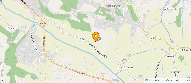 localisation de l'entreprise MADAME VALERIE MARTIN à MONTAUBAN