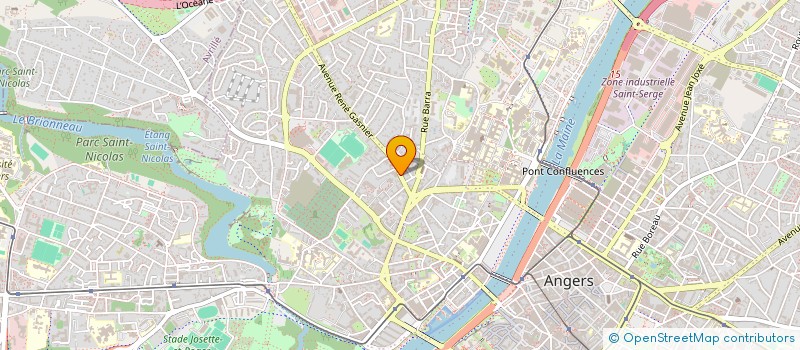 localisation de l'entreprise MADAME VALERIE MARTIN  LONGUENEE-EN-ANJOU