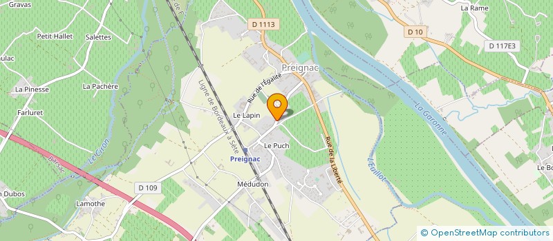 localisation de l'entreprise MADAME VALERIE MARTIN  BUDOS