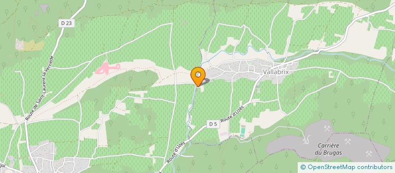 localisation de l'entreprise MADAME VALERIE MARTINET  VALLABRIX