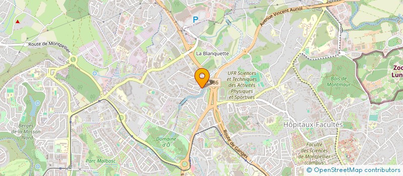 localisation de l'entreprise MADAME VALERIE MARTINEZ à MONTPELLIER