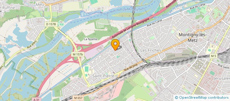 localisation de l'entreprise MADAME VALERIE MASLO  MOULINS-LES-METZ