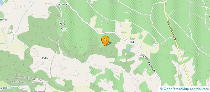 localisation de l'entreprise MADAME VALERIE MASQUELIER  GAILLAC