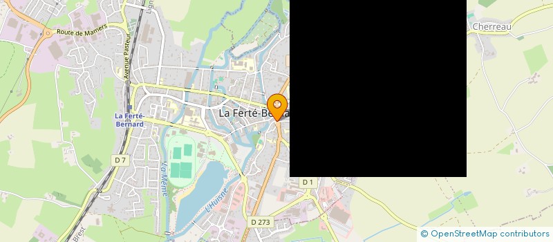 localisation de l'entreprise MADAME VALERIE MASSARD  LA FERTE-BERNARD