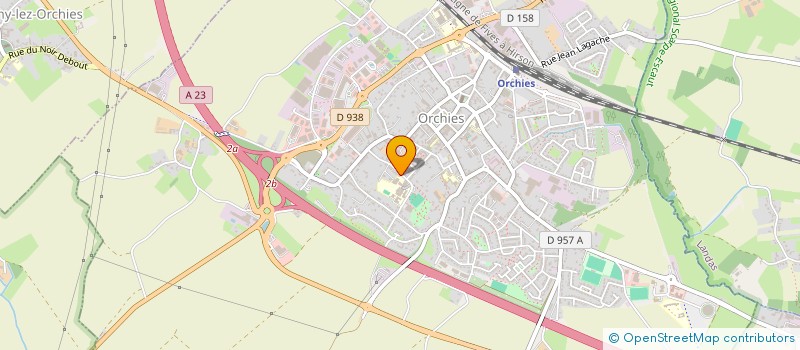 localisation de l'entreprise MADAME VALERIE MASSELOT  ORCHIES