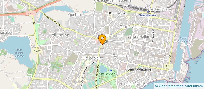 localisation de l'entreprise MADAME VALERIE MASSIMO à SAINT-NAZAIRE