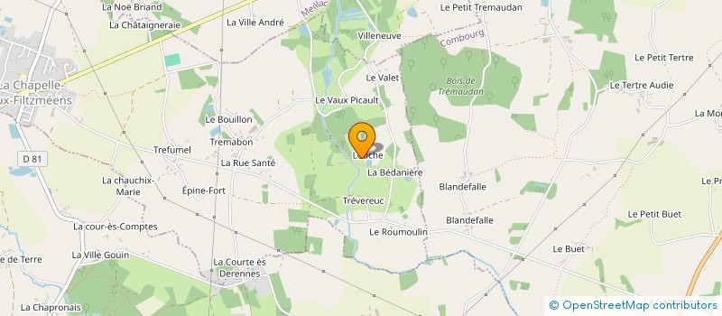 localisation de l'entreprise MADAME VALERIE MASSIOT  LA CHAPELLE-AUX-FILTZMEENS