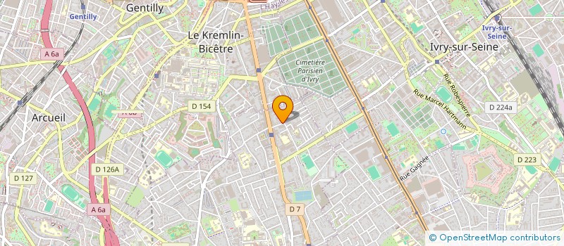 localisation de l'entreprise MADAME VALERIE MASSON  VILLEJUIF