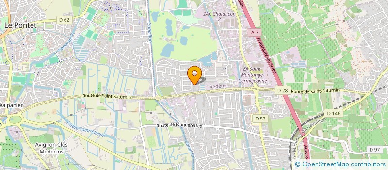 localisation de l'entreprise MADAME VALERIE MASSONNAT  VEDENE