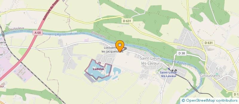 localisation de l'entreprise MADAME VALERIE MASSOUBRAS  SAINT-LIEUX-LES-LAVAUR