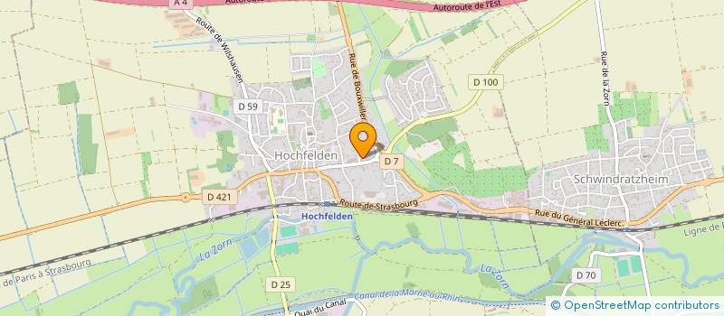 localisation de l'entreprise MADAME VALERIE MATHEIS  HOCHFELDEN