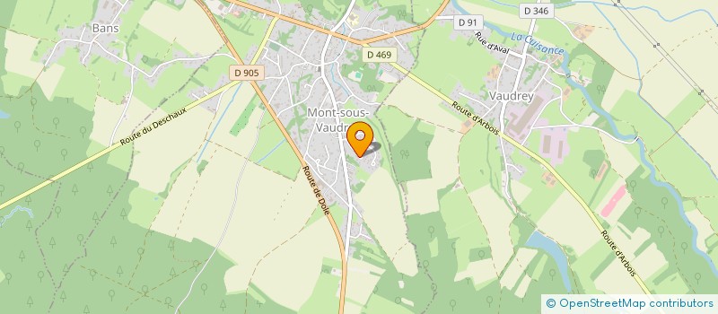 localisation de l'entreprise MADAME VALERIE MATHIEUX à MONT-SOUS-VAUDREY