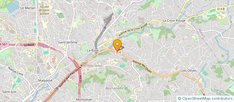 localisation de l'entreprise MADAME VALERIE MATRONE à MARSEILLE