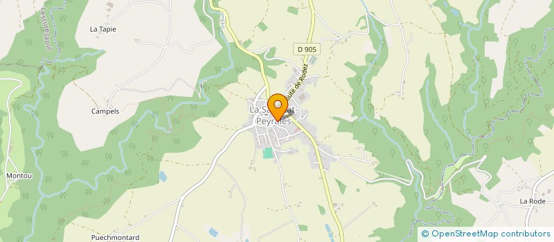 localisation de l'entreprise MADAME VALERIE MAUREL  LA SALVETAT-PEYRALES