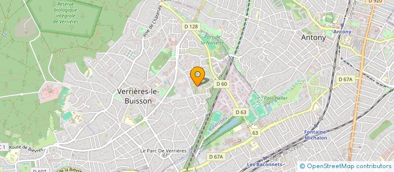 localisation de l'entreprise MADAME VALERIE MAUREL à VERRIERES-LE-BUISSON