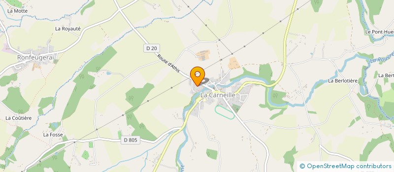 localisation de l'entreprise MADAME VALERIE MAURICE à ATHIS-VAL DE ROUVRE