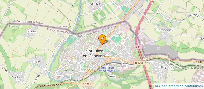 localisation de l'entreprise MADAME VALERIE MAURIN à SAINT-JULIEN-EN-GENEVOIS