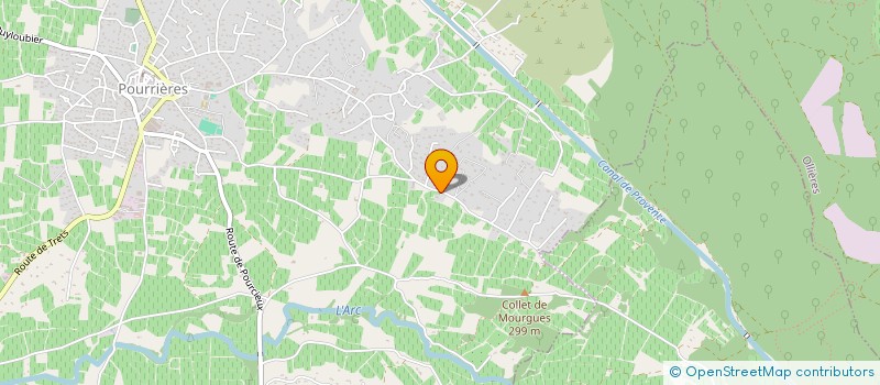 localisation de l'entreprise MADAME VALERIE MAURISSAU  POURRIERES