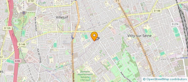 localisation de l'entreprise MADAME VALERIE MAYOUTE à VILLEJUIF