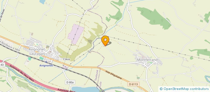 localisation de l'entreprise MADAME VALERIE MAZIERES  MONTFERRAND