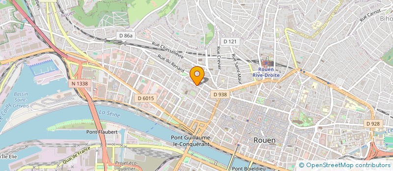 localisation de l'entreprise MADAME VALERIE MBARGA EDIMO  ROUEN