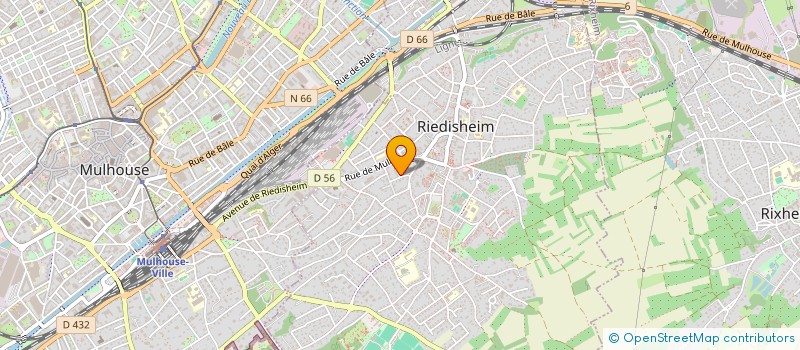 localisation de l'entreprise MADAME VALERIE MEAZZA  RIEDISHEIM