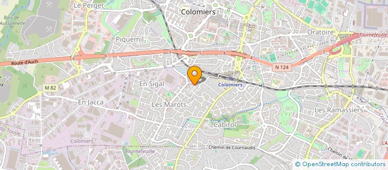 localisation de l'entreprise MADAME VALERIE MEHEUT à COLOMIERS