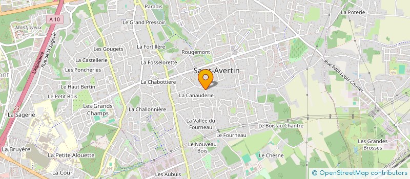 localisation de l'entreprise MADAME VALERIE MEILLAZ à SAINT-AVERTIN