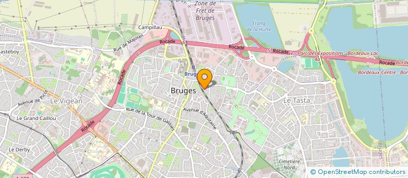 localisation de l'entreprise MADAME VALERIE MEIMOUN  BRUGES