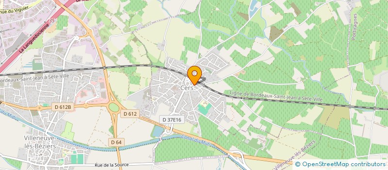 localisation de l'entreprise MADAME VALERIE MELIS  CERS