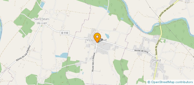 localisation de l'entreprise MADAME VALERIE MELLAC  VICQ-D'AURIBAT